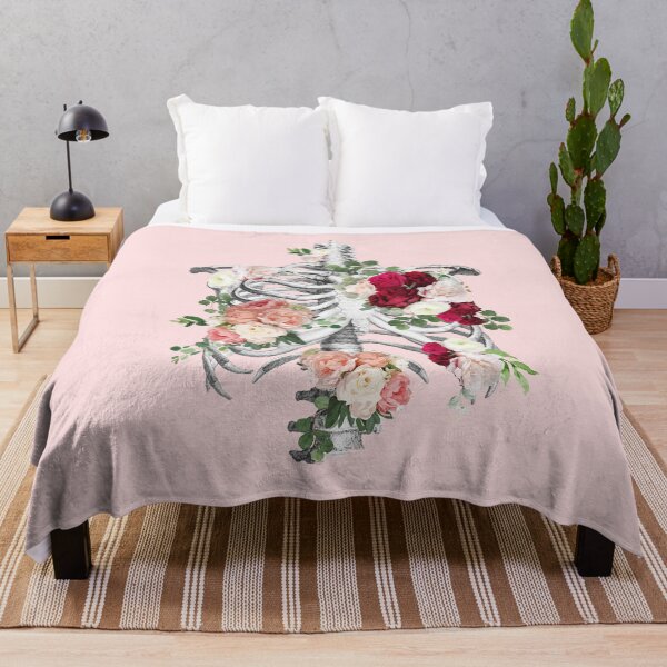 Item preview, Anatomy, ribcage, rib cage,roses bloom spring designed and sold by Collagedream.