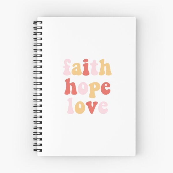Item preview, FAITH HOPE LOVE Pink Retro TLAM designed and sold by Stickers by SoSrat.