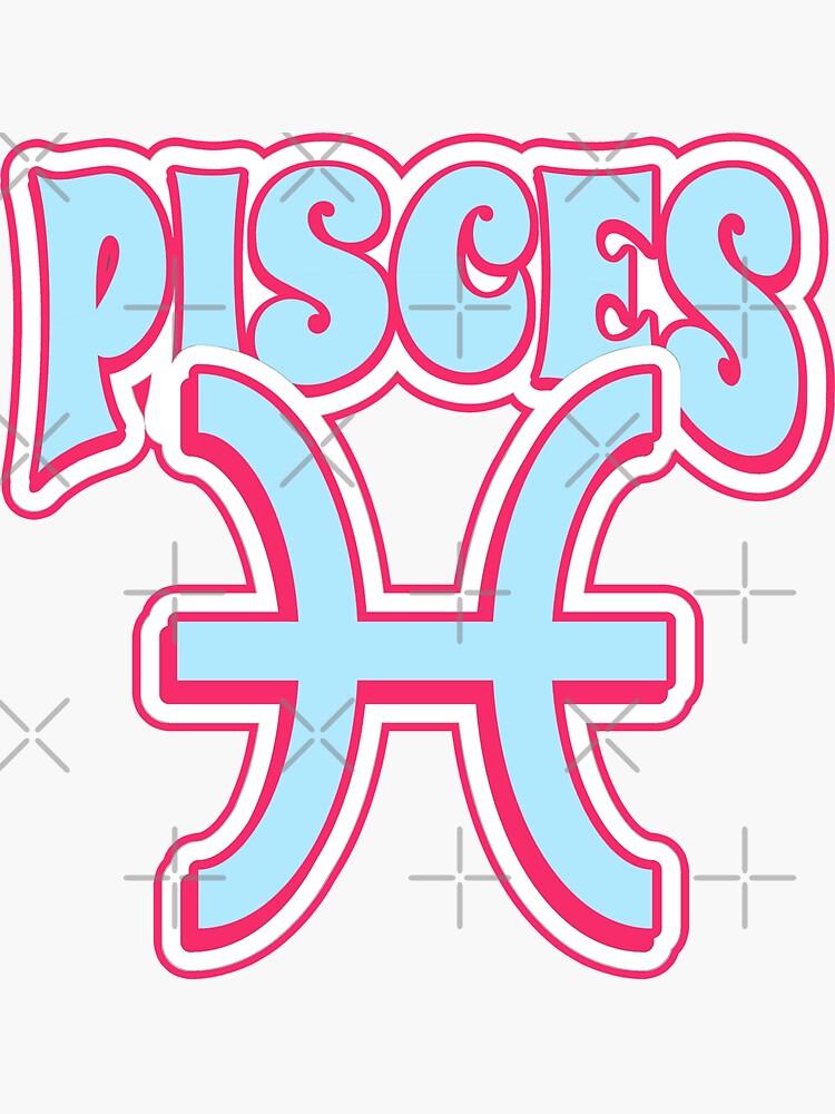 "Retro Piscescherry aqua zodiac signsporty astrologycute girly