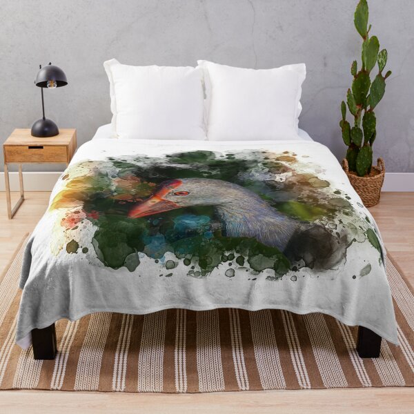 Item preview, Digital oil paint art of Purple swamp hen designed and sold by Soban Raj.