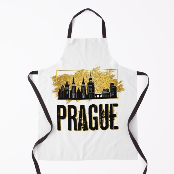Item preview, Prague Prague Czech Republic Czech Skyline City Gold designed and sold by BullDesignsShop.