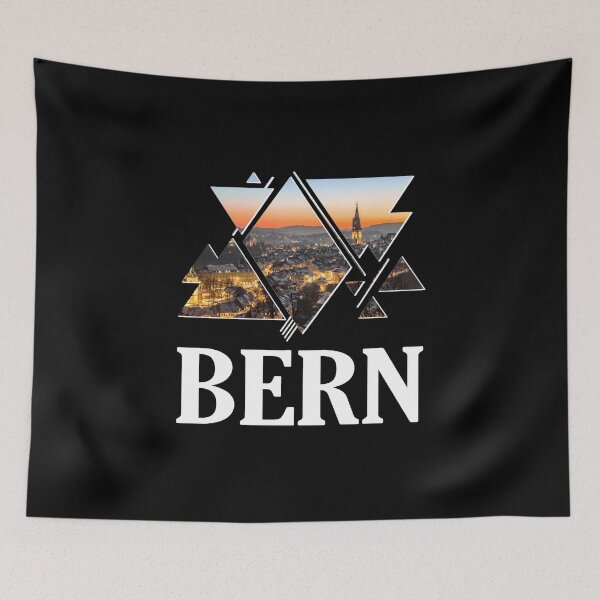 Item preview, Bern Switzerland Switzerland skyline city mountains designed and sold by BullDesignsShop.