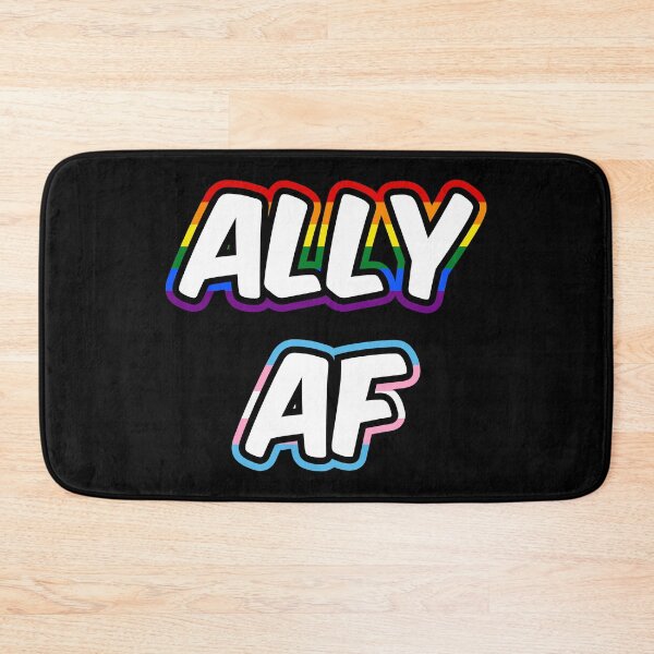 Item preview, Ally AF II - LGBTQ Flag Gay Trans Lesbian Queer Pride designed and sold by Lemon Pepper.