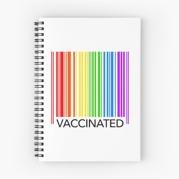 Item preview, Vaccinated - Pride Rainbow Barcode designed and sold by Thelittlelord.
