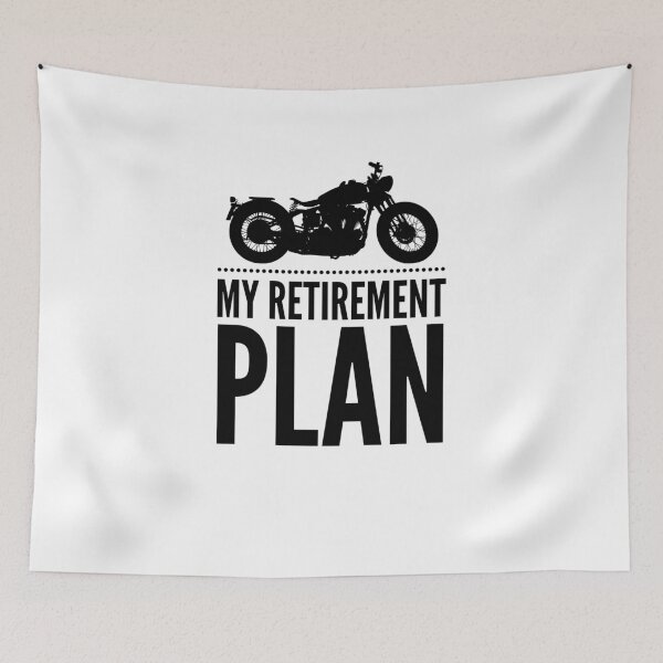Item preview, Retired Biker - My Retirement Plan designed and sold by Rocketman2017.