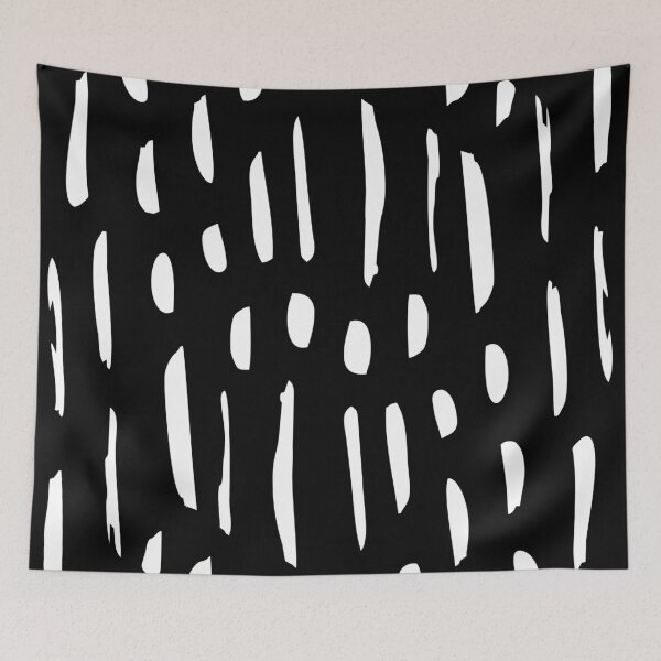 Item preview, Vertical Brush Strokes- Black designed and sold by Designs By YL.