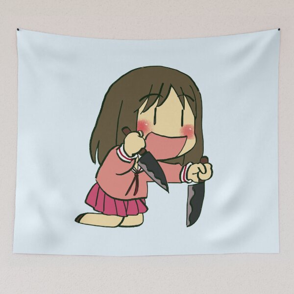 Item preview, I draw double knife osaka / funny azumanga daioh designed and sold by RansRoom.