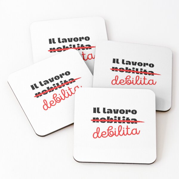 Item preview, Il lavoro nobilita l'uomo designed and sold by bumblethebee.