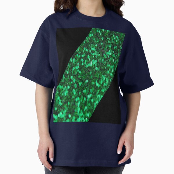 Item preview, black background with sparkly green sash designed and sold by nigejohn.