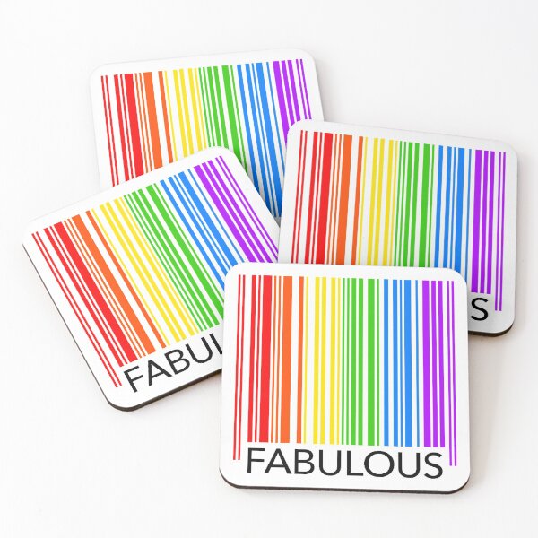 Item preview, Fabulous - Pride Rainbow Barcode designed and sold by Thelittlelord.