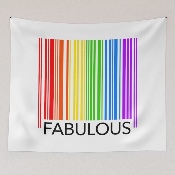 Item preview, Fabulous - Pride Rainbow Barcode designed and sold by Thelittlelord.