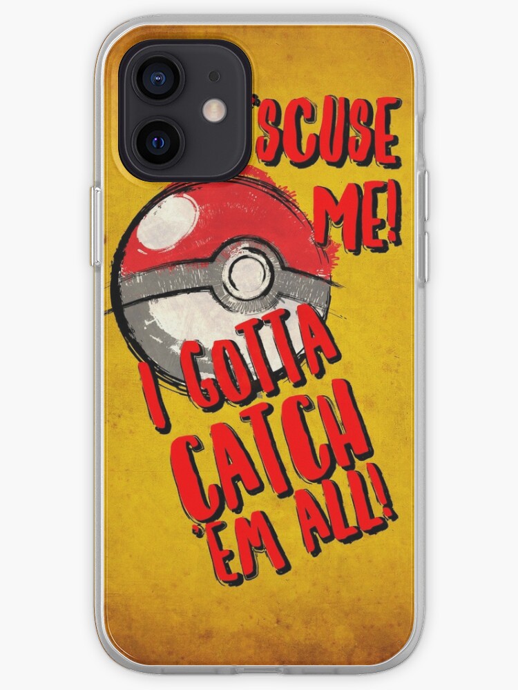 Pokemon Go Catch Em All Iphone Case By Simplesimongd Redbubble