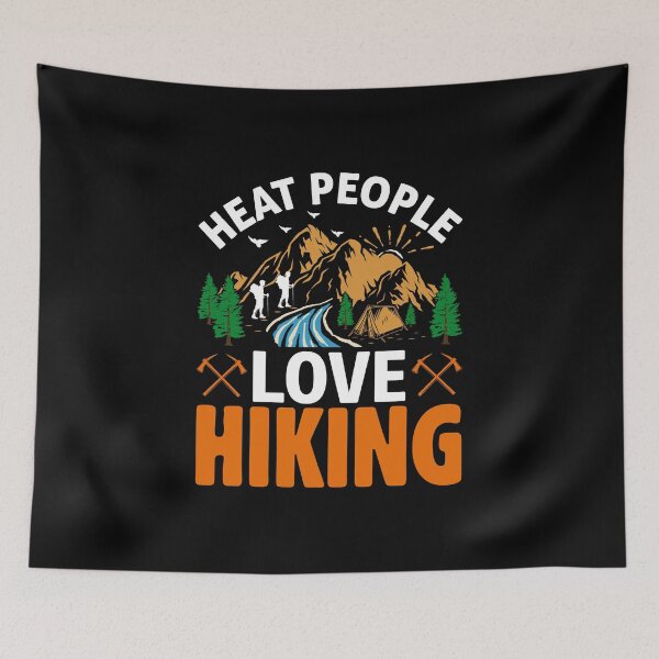 Item preview, Heat people love hiking designed and sold by ibrahim2022.