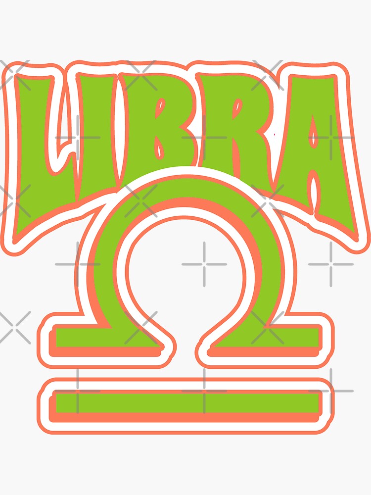 "Retro Librakiwi coral zodiac signsporty astrologycute girly zodiac