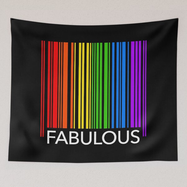 Item preview, Fabulous - Pride Rainbow Barcode designed and sold by Thelittlelord.