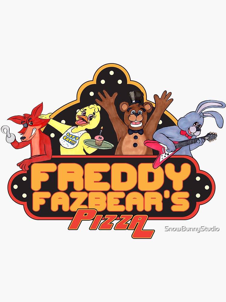 Freddy fnaf vintage art | Sticker