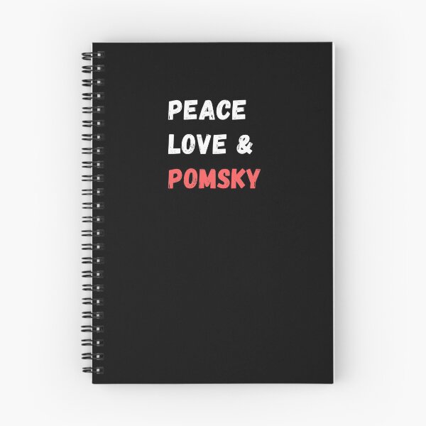 Item preview, Peace Love And Pomsky - Funny Pomsky Dog Gift Design designed and sold by GhaliSmith.