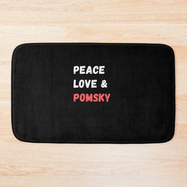 Item preview, Peace Love And Pomsky - Funny Pomsky Dog Gift Design designed and sold by GhaliSmith.