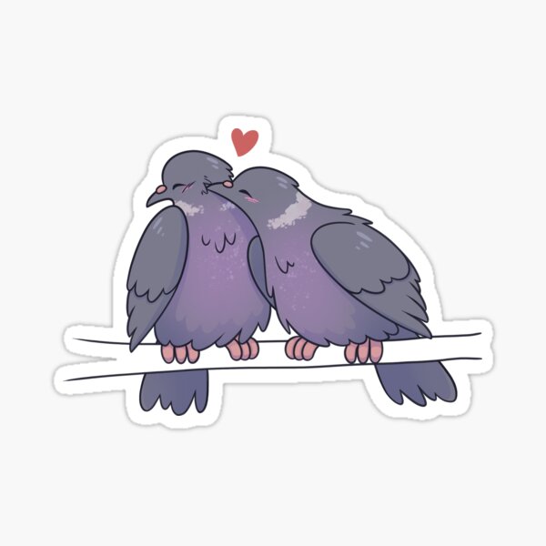 Love Birds Sticker