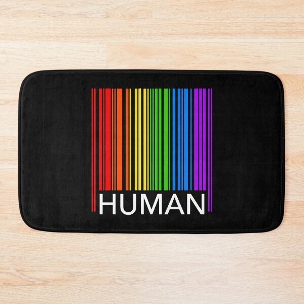 Item preview, HUMAN - Pride Rainbow Barcode designed and sold by Thelittlelord.