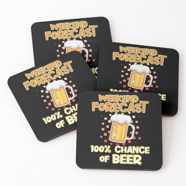 Item preview, Weekend Forecast 100 Chance of Beer Drinking Team Lovers designed and sold by Nzgiftsandmore.