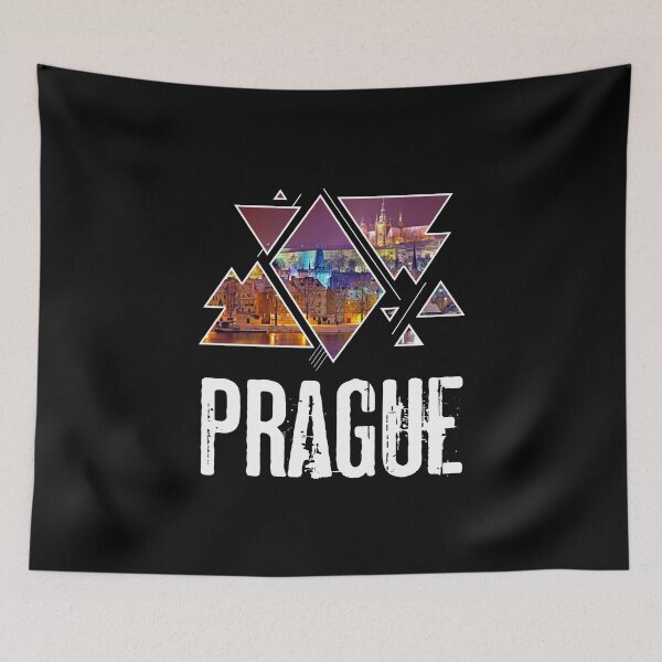 Item preview, Prague Prague Czech Republic Czech Skyline Town City designed and sold by BullDesignsShop.