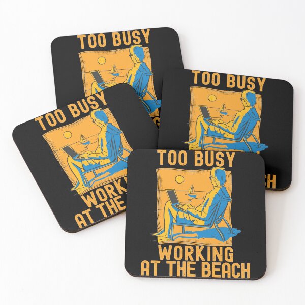 Item preview, Too Busy Working At The Beach designed and sold by Hoiho Adventure Shirts.
