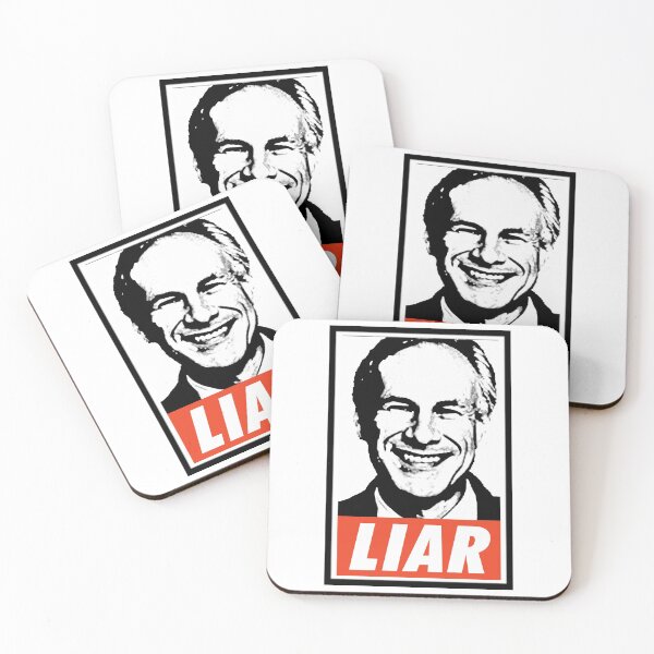 Item preview, Greg Abbott is a Liar. Obey style.  designed and sold by KBwiththeTees.