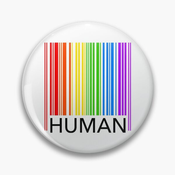 Item preview, HUMAN - Pride Rainbow Barcode designed and sold by Thelittlelord.