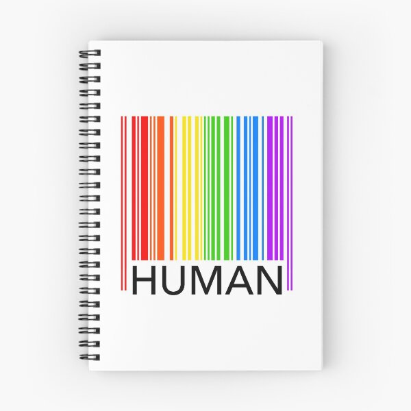 Item preview, HUMAN - Pride Rainbow Barcode designed and sold by Thelittlelord.