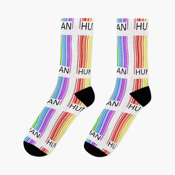 Item preview, HUMAN - Pride Rainbow Barcode designed and sold by Thelittlelord.