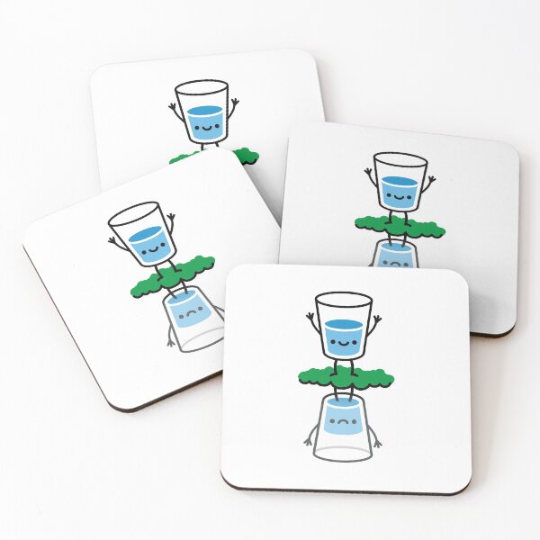 Item preview, The glass is half full / half empty funny optimist designed and sold by LaundryFactory.