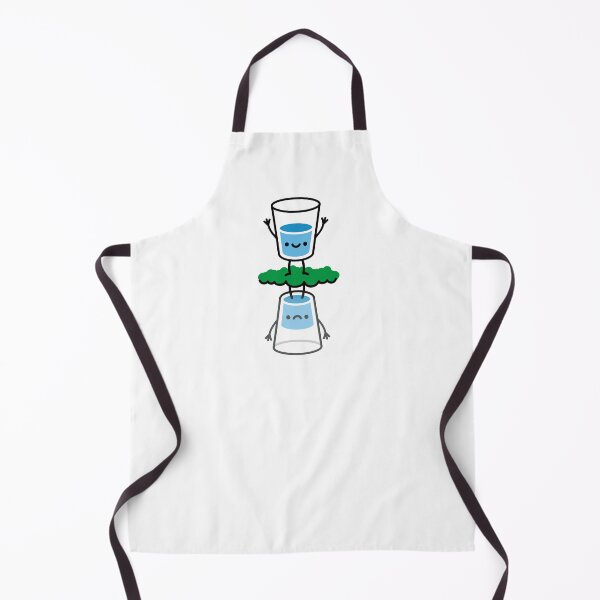 Item preview, The glass is half full / half empty funny optimist designed and sold by LaundryFactory.