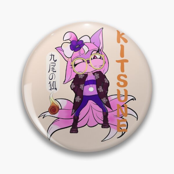Item preview, Pink Kitsune Nine Tail Fox Drawing designed and sold by ViewerEqualsPhoton.