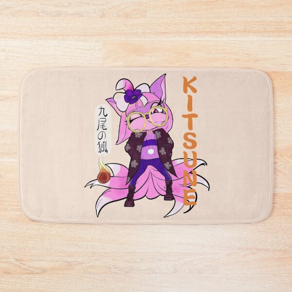 Item preview, Pink Kitsune Nine Tail Fox Drawing designed and sold by ViewerEqualsPhoton.