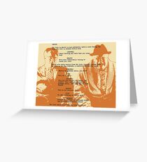into the mountain Greeting Card