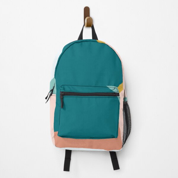 Item preview, Minimalist Blue Green Dark Salmon designed and sold by BEyourself be.