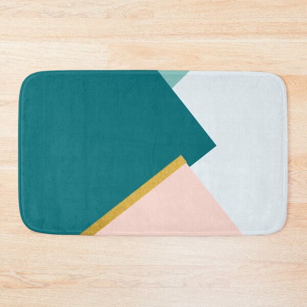 Item preview, Minimalist Blue Green Dark Salmon designed and sold by BEyourself be.