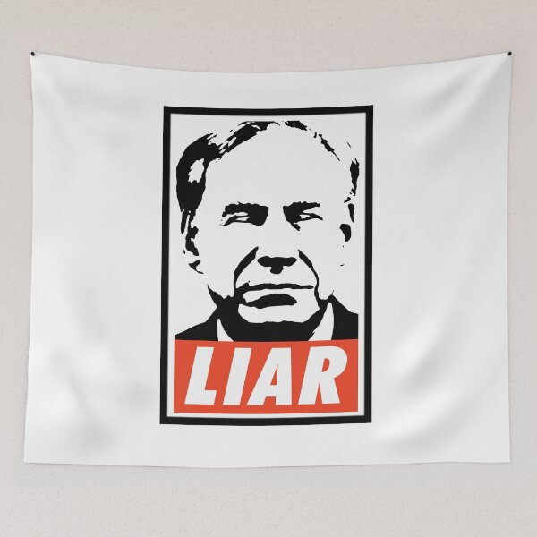 Item preview, Greg Abbott is a Liar. Obey style. II designed and sold by KBwiththeTees.