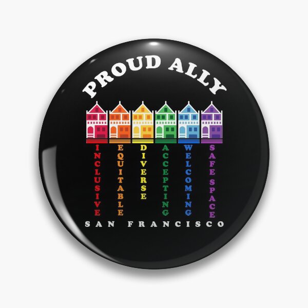 Item preview, SF Painted Ladies, Happy PRIDE Month, Gay Liberation Movement designed and sold by aronia.
