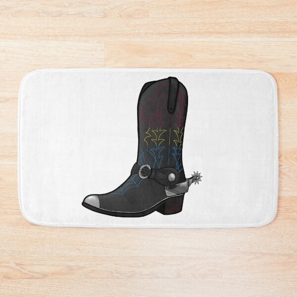 Item preview, Pansexual Pride Cowboy Boot designed and sold by ratshitcrazy.