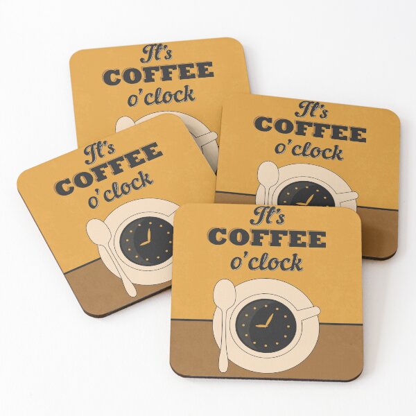 Item preview, It's Coffee o'clock designed and sold by TuddaShop.