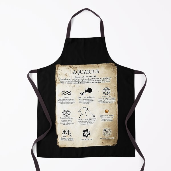 Item preview, Aquarius Zodiac Chart - Vintage 14 designed and sold by serenaking.