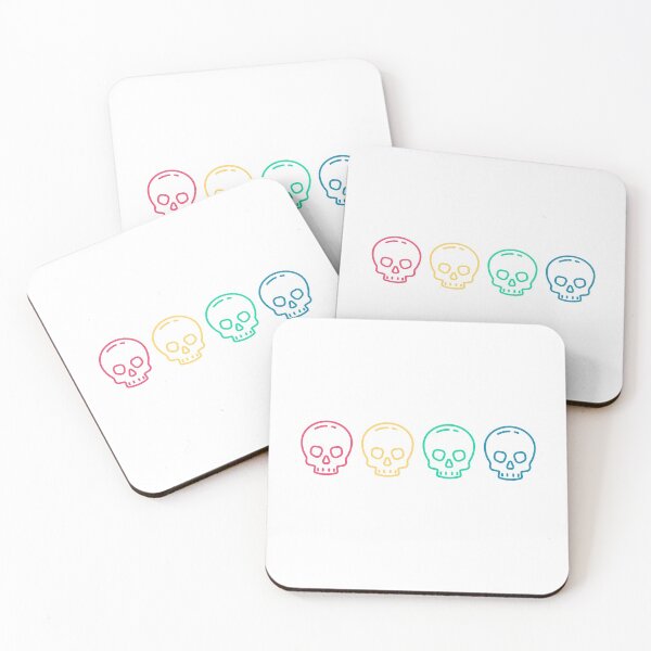 Item preview, Rainbow Skulls designed and sold by SapphicGrapphic .