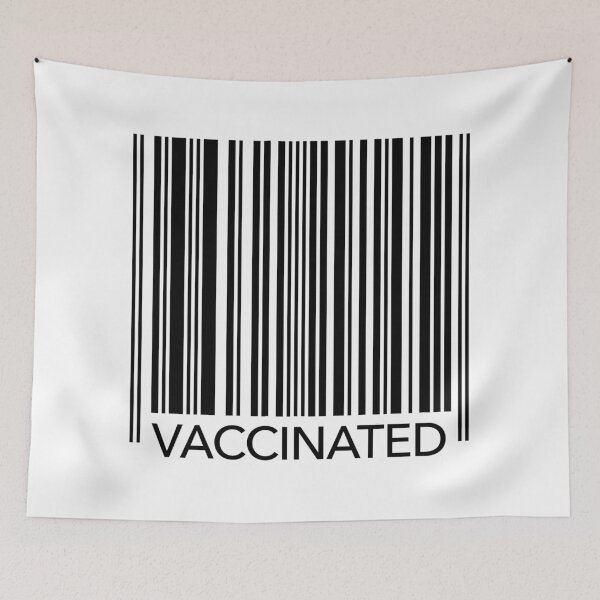 Item preview, Vaccinated Barcode Black designed and sold by Thelittlelord.
