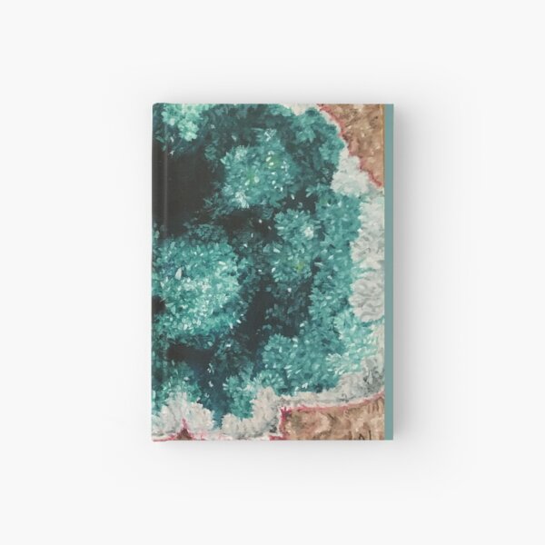 Green Geode Hardcover Journal