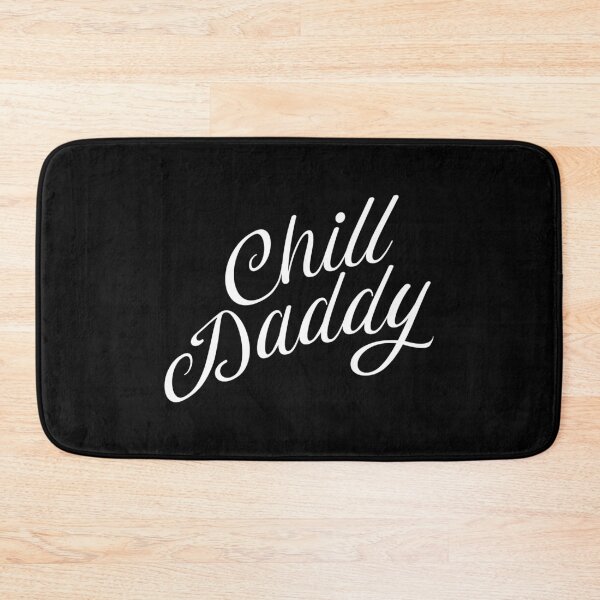 Item preview, Chill Daddy Cursive - White designed and sold by GorsskyVlogs.