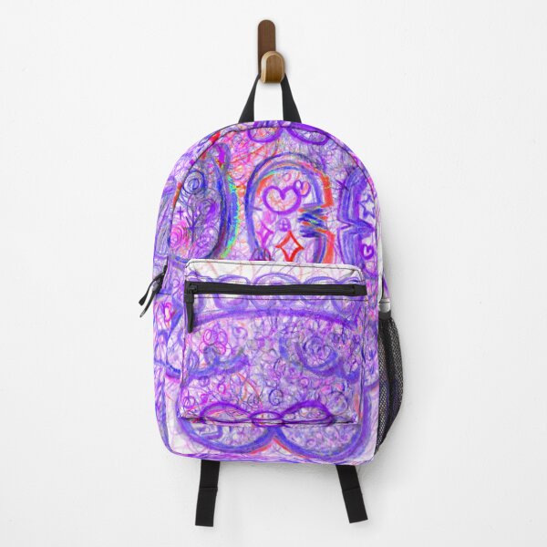 Item preview, curlybeary 4, purple, decora kei pop art, Japanese abstract expressionism designed and sold by Ben Ryuki Miyagi Architect.