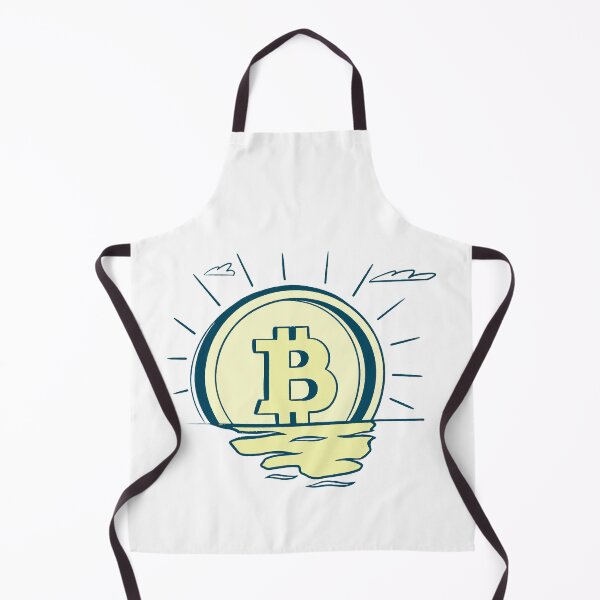Item preview, Retro Bitcoin Sunset designed and sold by Hoiho Adventure Shirts.