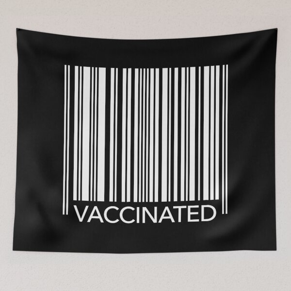 Item preview, Vaccinated Barcode white designed and sold by Thelittlelord.